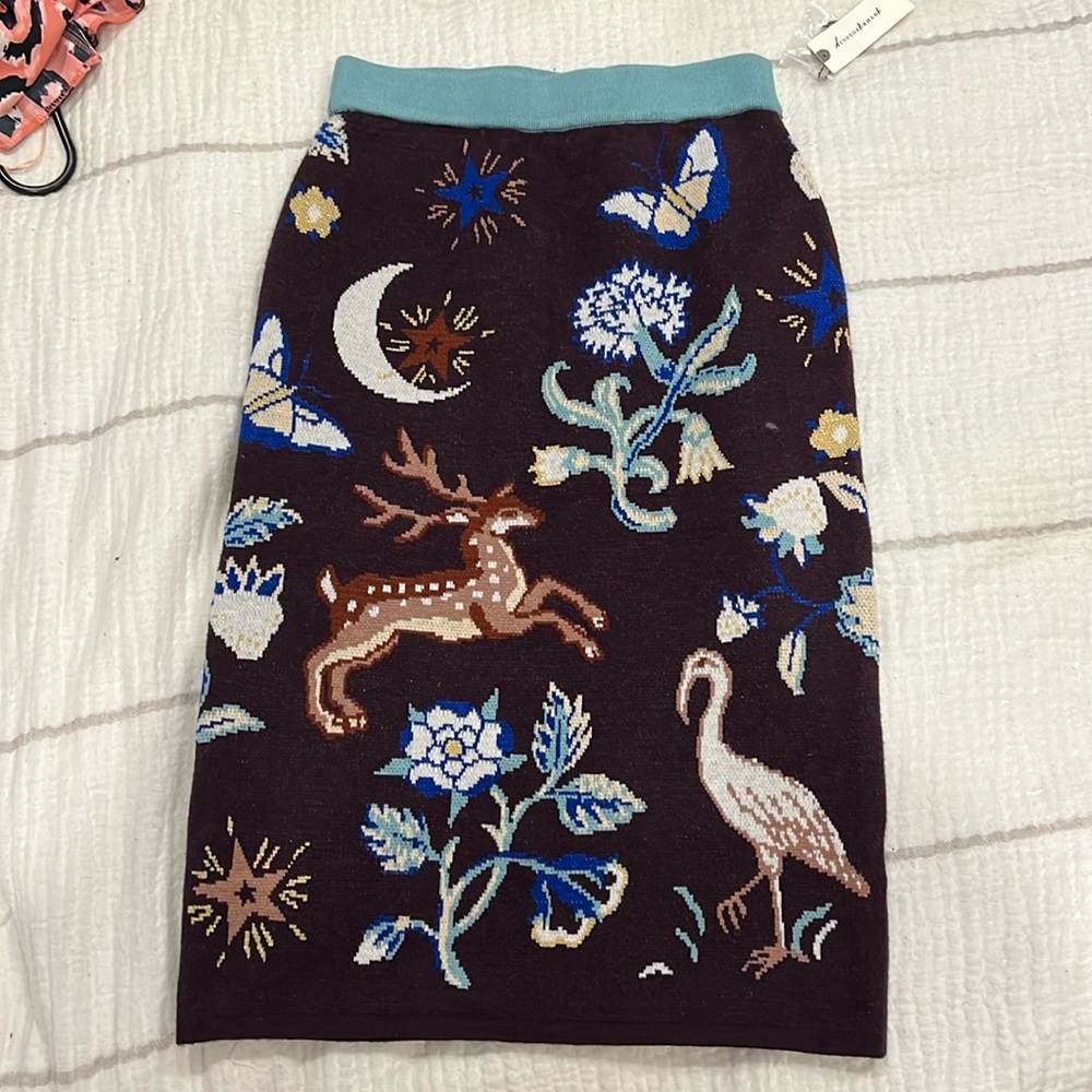 NWT Anthropologie sweater skirt